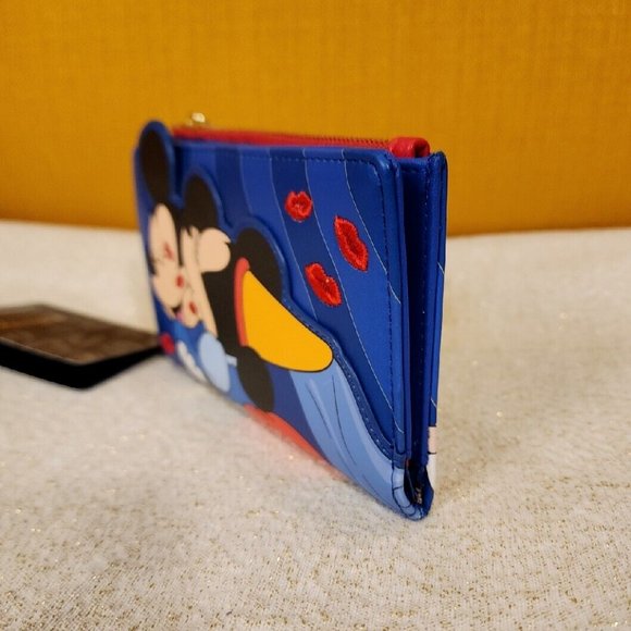 Loungefly Disney Brave Little Tailor Minnie and Mickey Mouse Flap Wallet NEW - Picture 5 of 14